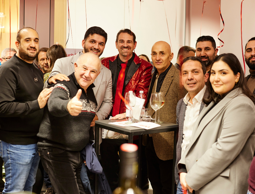 Marko Fischer, Akan Keskin und die türkische Arbeitsgruppe.