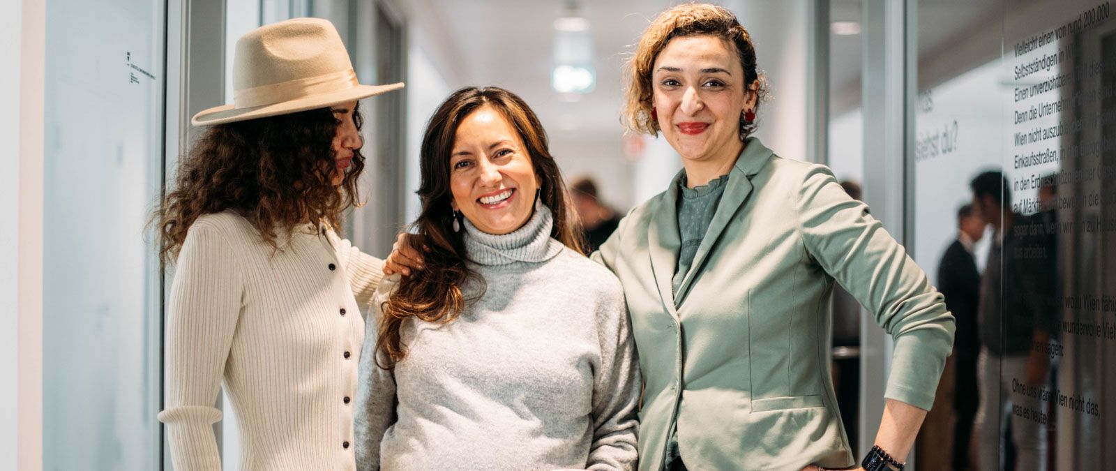 Drei Unternehmerinnen.