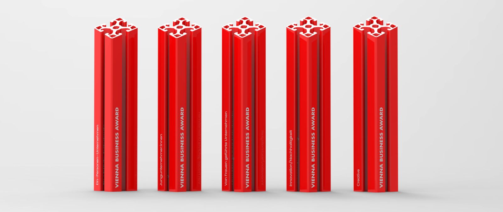 VIENNA BUSINESS AWARD 2025 Trophäen